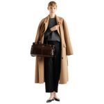 PRADA BONNIE LARGE LEATHER HANDBAG