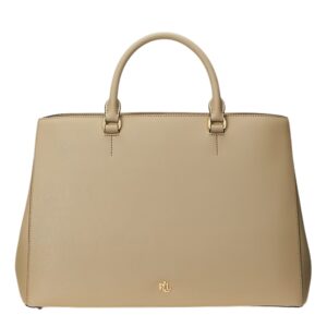 CROSSHATCH LEATHER LARGE HANNA SATCHEL