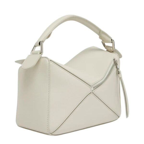 SMALL PUZZLE LEATHER TOP HANDLE BAG