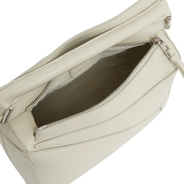 SMALL PUZZLE LEATHER TOP HANDLE BAG