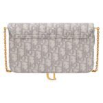 MEDIUM SADDLE POUCH WITH CHAIN