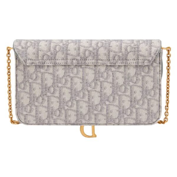 MEDIUM SADDLE POUCH WITH CHAIN