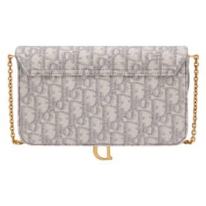 MEDIUM SADDLE POUCH WITH CHAIN