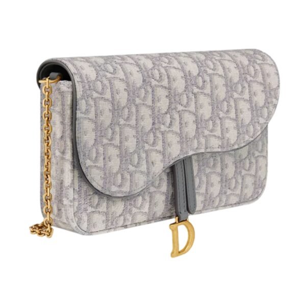 MEDIUM SADDLE POUCH WITH CHAIN