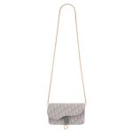 MEDIUM SADDLE POUCH WITH CHAIN