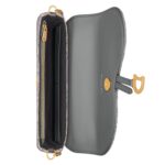 MEDIUM SADDLE POUCH WITH CHAIN