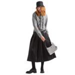 PRADA CLEO BRUSHED LEATHER SHOULDER BAG