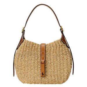 POLO ID RAFFIA SMALL SHOULDER BAG