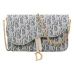 MEDIUM SADDLE POUCH WITH CHAIN