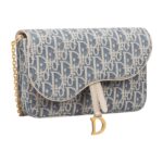 MEDIUM SADDLE POUCH WITH CHAIN