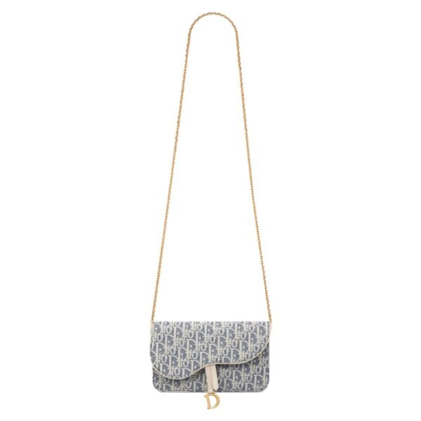 MEDIUM SADDLE POUCH WITH CHAIN