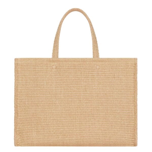 MEDIUM G TOTE BAG IN RAFFIA