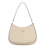 PRADA CLEO BRUSHED LEATHER SHOULDER BAG