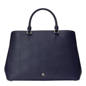 CROSSHATCH LEATHER LARGE HANNA SATCHEL