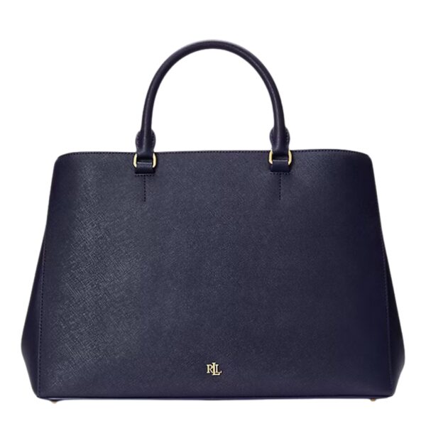 CROSSHATCH LEATHER LARGE HANNA SATCHEL