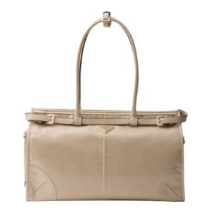 PRADA BONNIE LARGE LEATHER HANDBAG