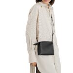 NU TWIN MINI LEATHER SHOULDER BAG