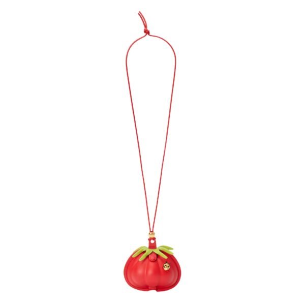 X PAULAS IBIZA LEATHER TOMATO POUCH