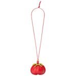 X PAULAS IBIZA LEATHER TOMATO POUCH