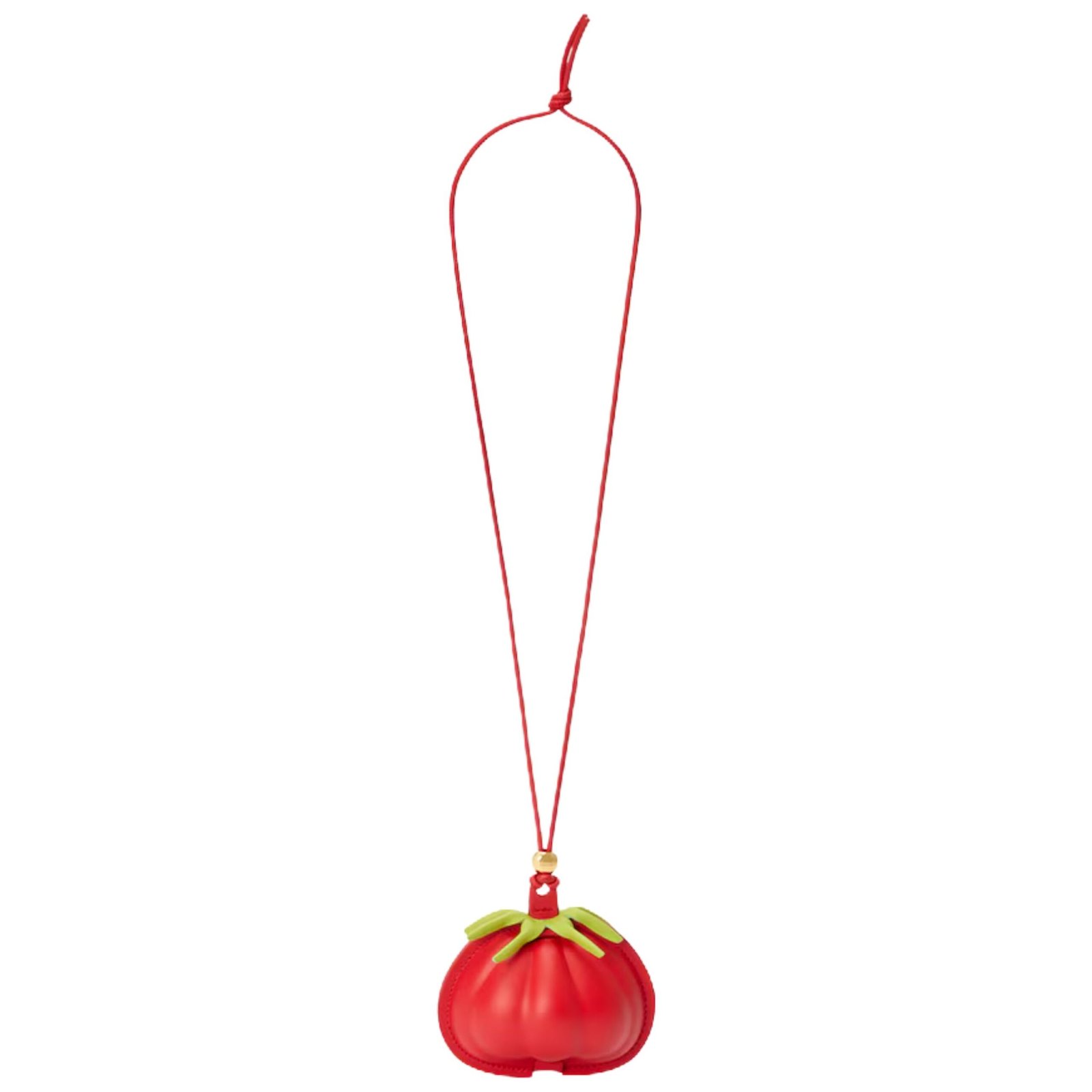 X PAULAS IBIZA LEATHER TOMATO POUCH