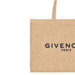 MEDIUM G TOTE BAG IN RAFFIA