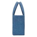 X PAULAS IBIZA MEDIUM RAFFIA FONT TOTE BAG