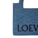 X PAULAS IBIZA MEDIUM RAFFIA FONT TOTE BAG