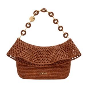 X PAULAS IBIZA MEDIUM RAFFIA OLA SHOULDER BAG