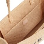 MEDIUM G TOTE BAG IN RAFFIA