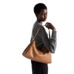 PRADA AIMEE LARGE LEATHER SHOULDER BAG