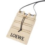 X PAULAS IBIZA RAFFIA DRAWSTRING POCKET BAG