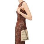 X PAULAS IBIZA RAFFIA DRAWSTRING POCKET BAG