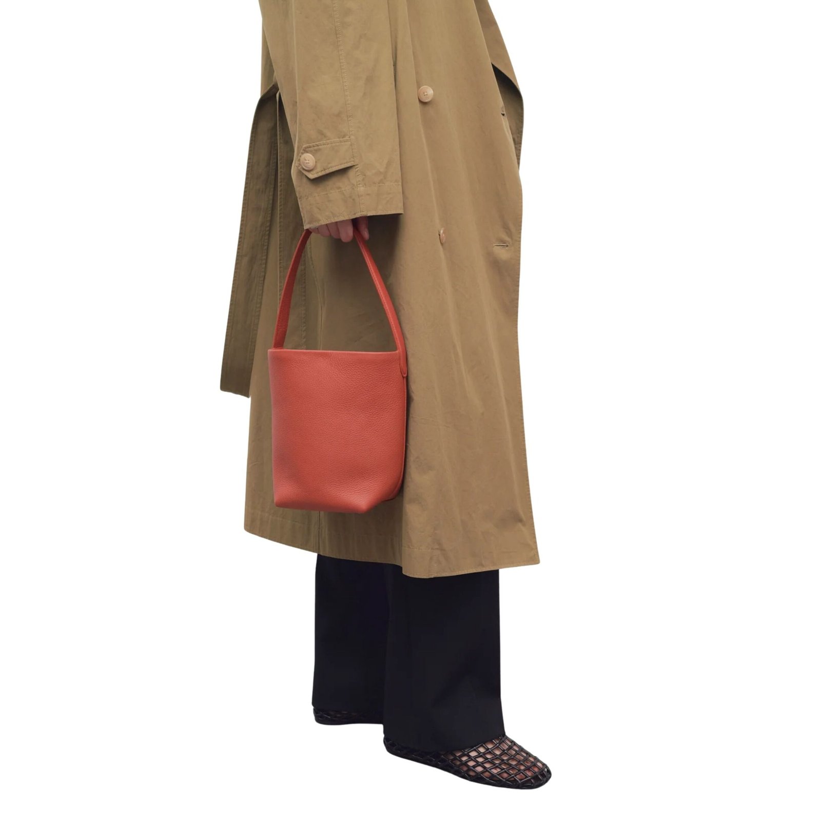 SMALL NS PARK TOTE BAG IN LEATHER