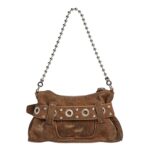 GOTHIC CORDUROY CLUTCH BAG