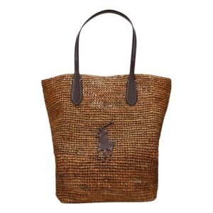 BIG PONY RAFFIA LARGE TOTE