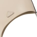 PRADA CLEO BRUSHED LEATHER SHOULDER BAG