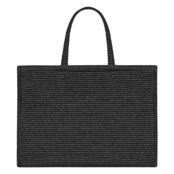 MEDIUM G TOTE BAG IN RAFFIA