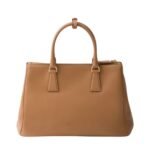 GALLERIA FLORAL LEATHER TOP HANDLE BAG