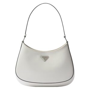 PRADA CLEO BRUSHED LEATHER SHOULDER BAG