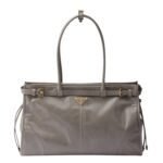 PRADA BONNIE LARGE LEATHER HANDBAG