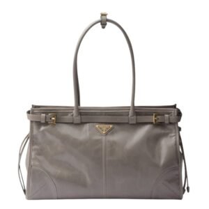 PRADA BONNIE LARGE LEATHER HANDBAG
