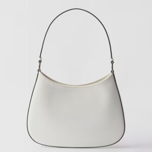 PRADA CLEO BRUSHED LEATHER SHOULDER BAG