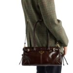 PRADA BONNIE MEDIUM LEATHER HANDBAG