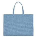 MEDIUM G TOTE BAG IN RAFFIA