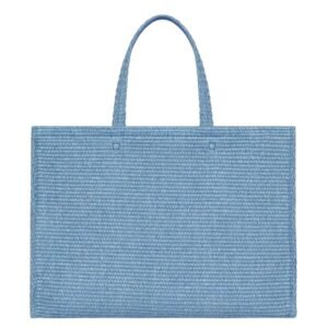 MEDIUM G TOTE BAG IN RAFFIA