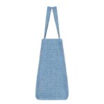 MEDIUM G TOTE BAG IN RAFFIA
