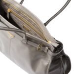 PRADA BONNIE LARGE LEATHER HANDBAG