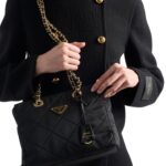 PRADA RE EDITION 1995 CHAINE SMALL RE NYLON TOTE BAG