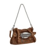 GOTHIC CORDUROY CLUTCH BAG