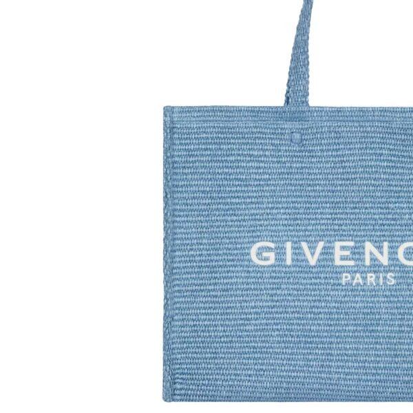 MEDIUM G TOTE BAG IN RAFFIA